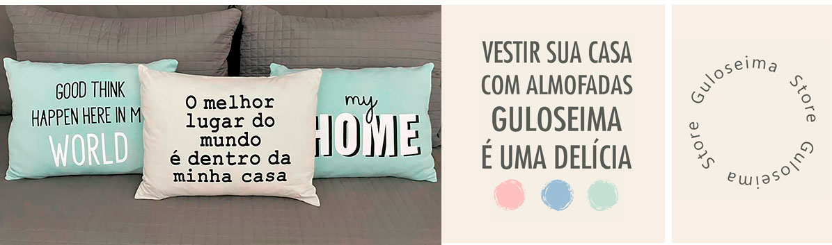 Kit almofadas - Do What You Love - Gratidão - Guloseima Store