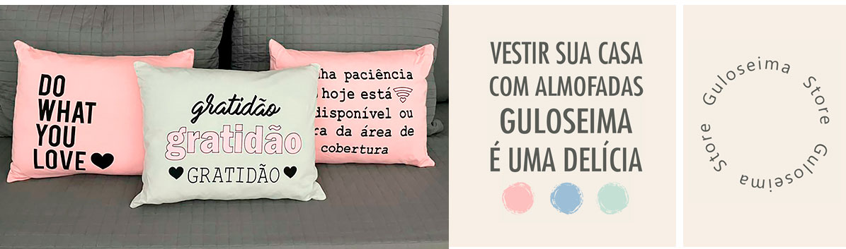 Kit almofadas My Home! - Guloseima Store